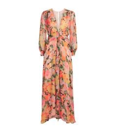 Rixo Chiffon Floral Meera Maxi Dress at Harrods