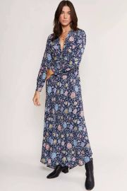 Rixo Trula Dress in Camellia Garden Navy at Rixo