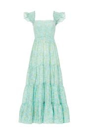 Rixo Womenaposs Blue Floral Print Sleeveless Kendall Maxi Dress Size US 12 XL eBay at eBay