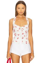 Rixton Printed Halter Top at Revolve