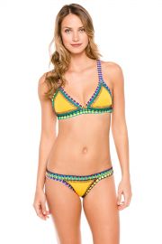 Ro Crochet Trim Bralette Bikini Top at Everything But Water