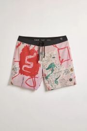 Roark Run Amok Passage Basquiat Art Pattern Swim Short at Urban Outfitters