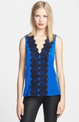 Robbi andamp Nikki Lace Trim Top at Nordstrom