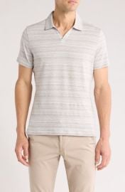 Robert Barakett Duval Stripe Johnny Collar Polo at Nordstrom