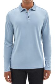 Robert Barakett Georgia Long Sleeve Polo at Nordstrom