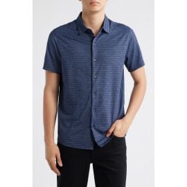 Robert Barakett Ranger Short Sleeve Knit Button-Up Shirt at Nordstrom