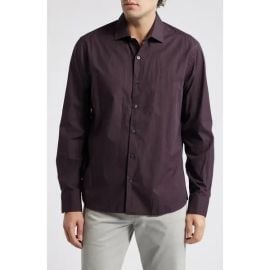 Robert Barakett Simon Solid Cotton Button up Shirt at Nordstrom