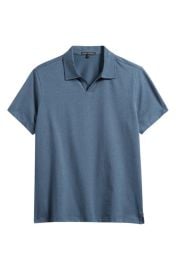 Robert Barakett Wardlow Tonal Stripe Short Sleeve Cotton Blend Polo at Nordstrom