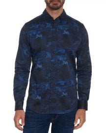 Robert Graham Abstract Camouflage Shirt at Bloomingdales