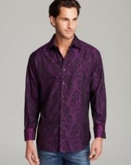 Robert Graham Copperhead Jacquard Paisley Sport Shirt - Classic Fit at Bloomingdales