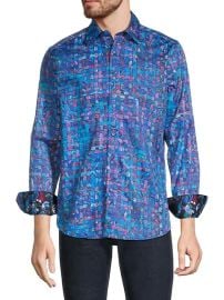 Robert Graham Decio Classic-Fit Checked Shirt on SALE at Saks Off 5th