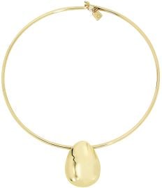 Robert Lee Morris Soho Sculpted Dome Pendant Wire Collar Necklace Dillardx27s at Dillards