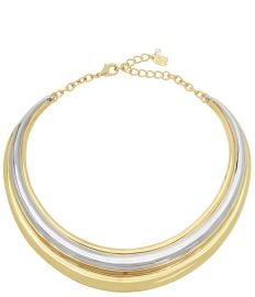 Robert Lee Morris Soho Sculptural Ribbed Collar Necklace Dillardx27s at Dillards