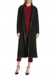 Robert Rodriguez Studded Wool Blend Coat at Nordstrom