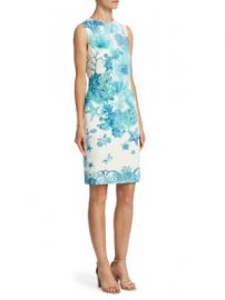 WornOnTV: Julie’s white sleeveless reef print dress on The Talk | Julie ...