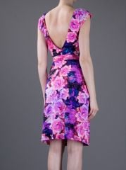 Roberto Cavalli Floral Print Dress at Farfetch