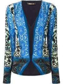 Roberto Cavalli Printed V-neck Blouse  - Kety Paniagua at Farfetch