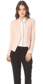 Peach blazer by Theory at Shopbop