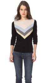 Robin's chevron striped top at Shopbop