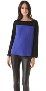 Robins colorblock top at Shopbop