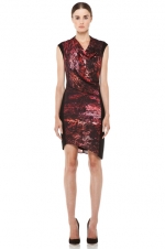 Robins red Helmut Lang dress at Forward by Elyse Walker