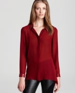 Robin's red top by Sachin and Babi at Bloomingdales