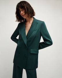 Roche Satin Dickey Jacket at Veronica Beard