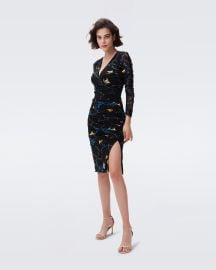 Rochelle Mesh Dress at Diane von Furstenberg