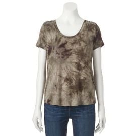 Rock & Republic Studded Tie-Dye Tee at Kohls