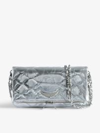 Rock Quilted Metallic Clutch ZadigampVoltaire at Zadig & Voltaire