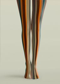 Rock of Rhythm Striped Tights Hosiery Pantyhose Viken Plan VikenPlan at Viken Plan