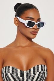 Rockstar Daughter Sunglasses - White Fashion Nova at Fashion Nova