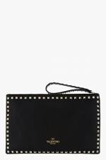 Rockstuck clutch by Valentino at SSENSE