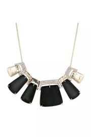 Rocky Metal Statement Bib Necklace at Alexis Bittar