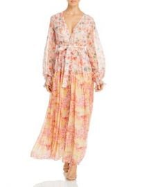 Rococo Sand Tie Waist Metallic Maxi Dress   Bloomingdales at Bloomingdales