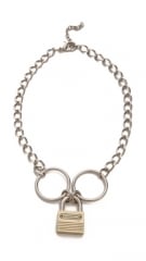 Rodarte Padlock Chain Necklace at Shopbop