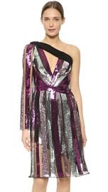 Rodarte Sequin One Shoulder Dress at Shopbop