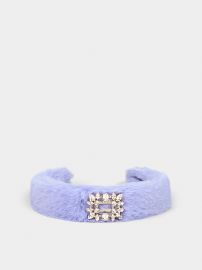 Roger Vivier Fur Headband at Roger Vivier