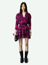 Rogers Mini Black Silk Dress ZadigampVoltaire at Zadig & Voltaire