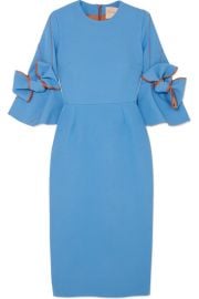 Roksanda   Lavette ruffled crepe midi dress at Net A Porter