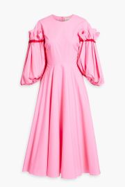 Roksanda Enala ruffled cotton poplin midi dress at The Outnet