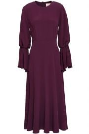 Roksanda Fluted crepe midi dress at The Outnet