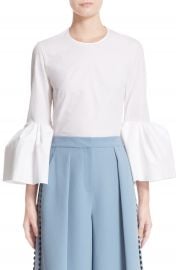 Roksanda Truffaut Bell Sleeve Top at Nordstrom