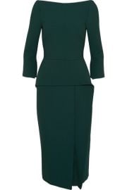 Roland Mouret   Ardingly crepe midi dress at Net A Porter