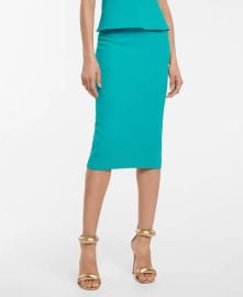 Roland Mouret - Arrefton wool crpe pencil skirt at Mytheresa