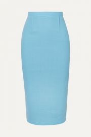 Roland Mouret - Arreton wool-crepe pencil skirt at Net A Porter