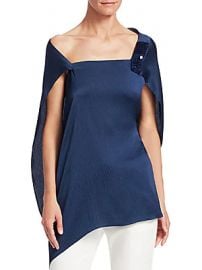 Roland Mouret - Heartwell Hammered Silk Top at Saks Off 5th