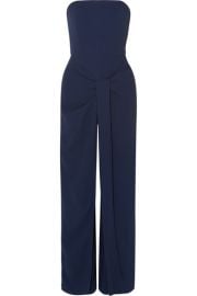 Roland Mouret - Monaco wrap-effect crepe jumpsuit at Net A Porter