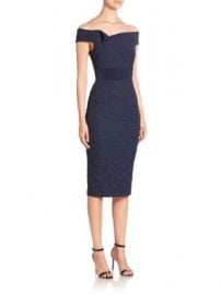 Roland Mouret - Monamy Geometric Dress at Saks Fifth Avenue