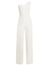 Roland Mouret - Platano One-Shoulder Jumpsuit at Saks Fifth Avenue